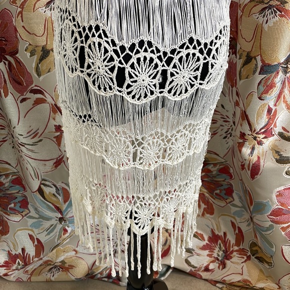 Beige Croquet Tank Dress by NETWORK RAFALE, size S/M - Picture 4 of 6